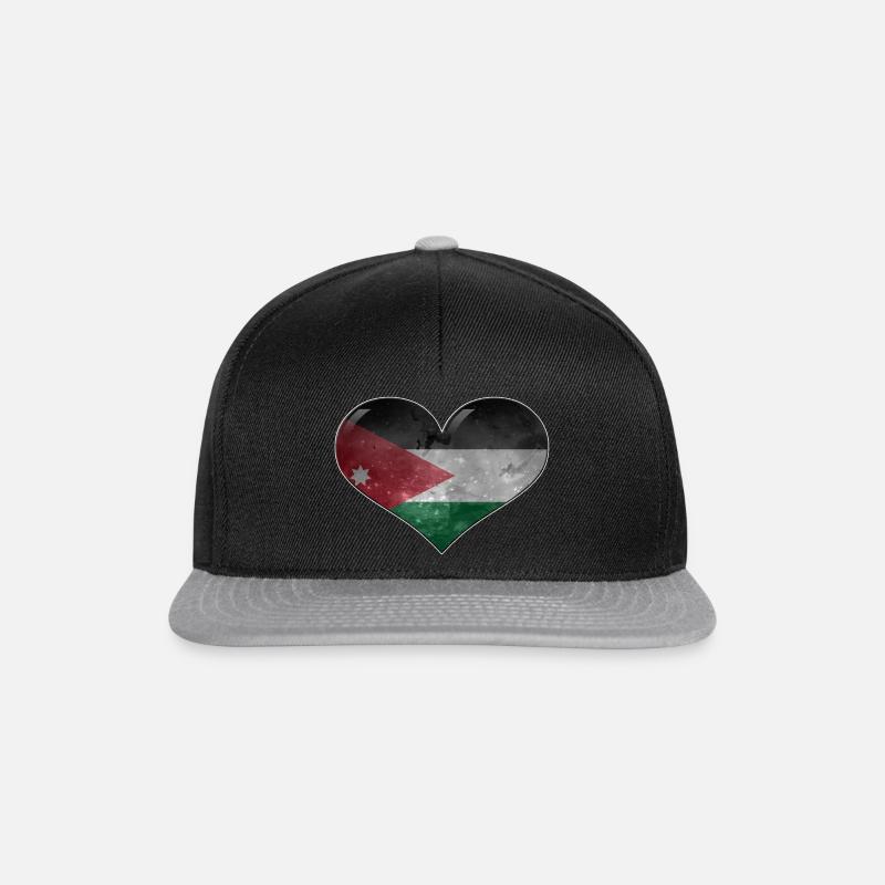 Jordan Heart - Snapback Cap - black/grey
