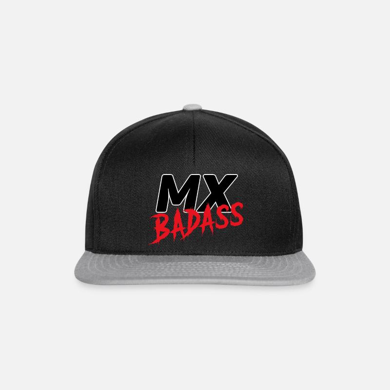 Mx Logo - Snapback Cap - black/grey