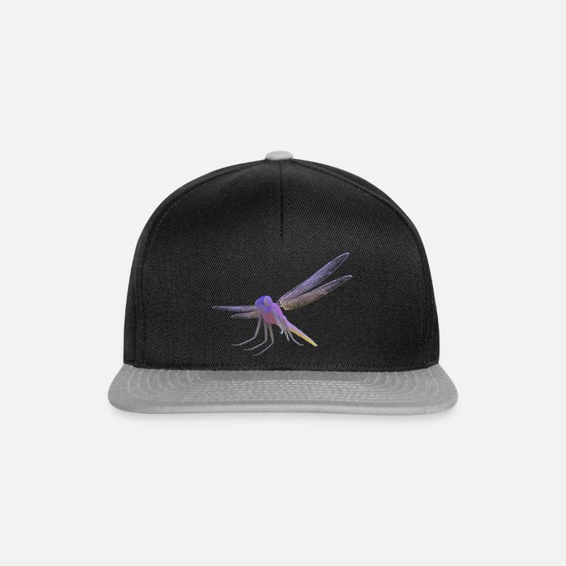Dragonfly - Snapback Cap - black/grey