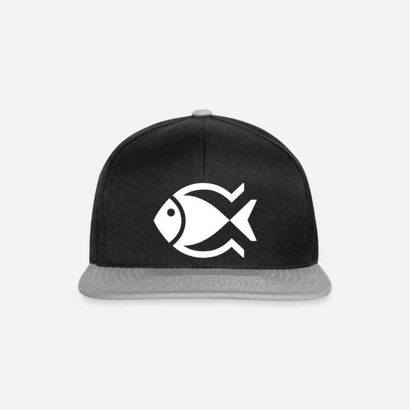 Fish - Snapback Cap - black/grey