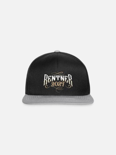 Rentner 2027 - Snapback Cap - Schwarz/Grau