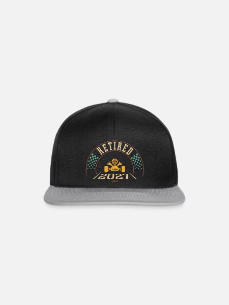 Retired 2027 (Retiree / Retirement Entry / 4C) - Snapback Cap - Schwarz/Grau