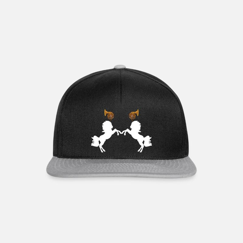 Zwei EinHörner - Snapback Cap - Schwarz/Grau