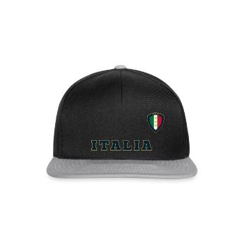 ITALIA - Snapback Cap - black/grey - Front