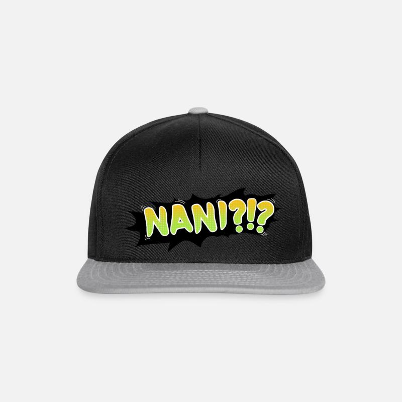 Nani?!? - Snapback Cap - Schwarz/Grau