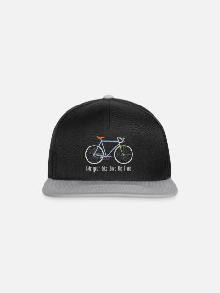 Ride your Bike - Snapback Cap - Schwarz/Grau