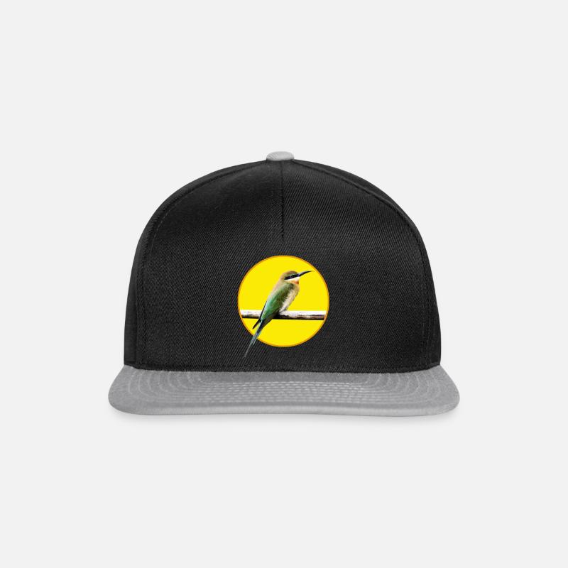 Vogel - Snapback Cap - Schwarz/Grau