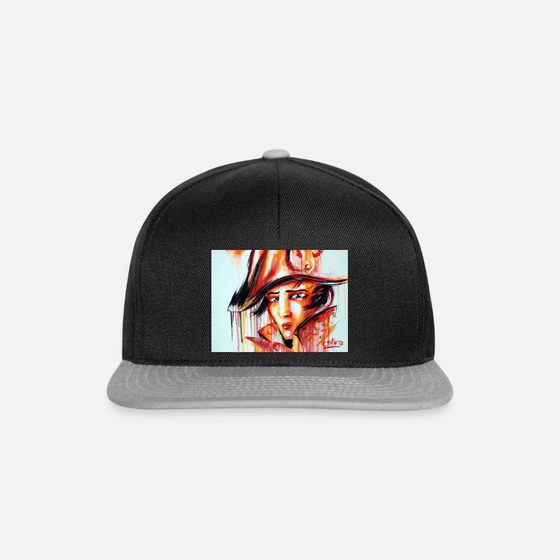 Napoléon - Casquette snapback - noir/gris