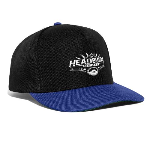 HeadburN - Logo Weiss - Snapback Cap