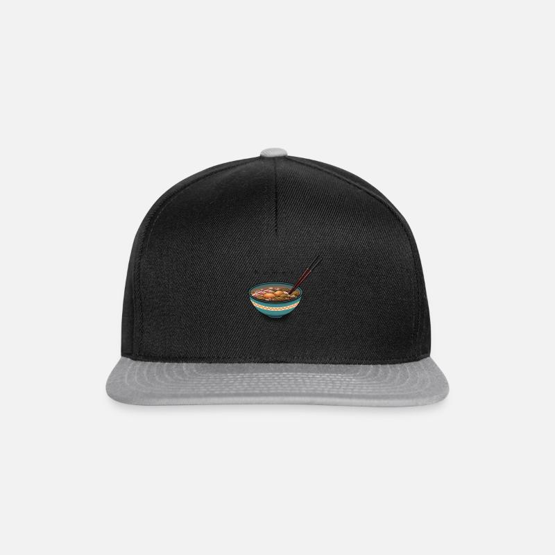RAMEN - Snapback Cap - Schwarz/Grau