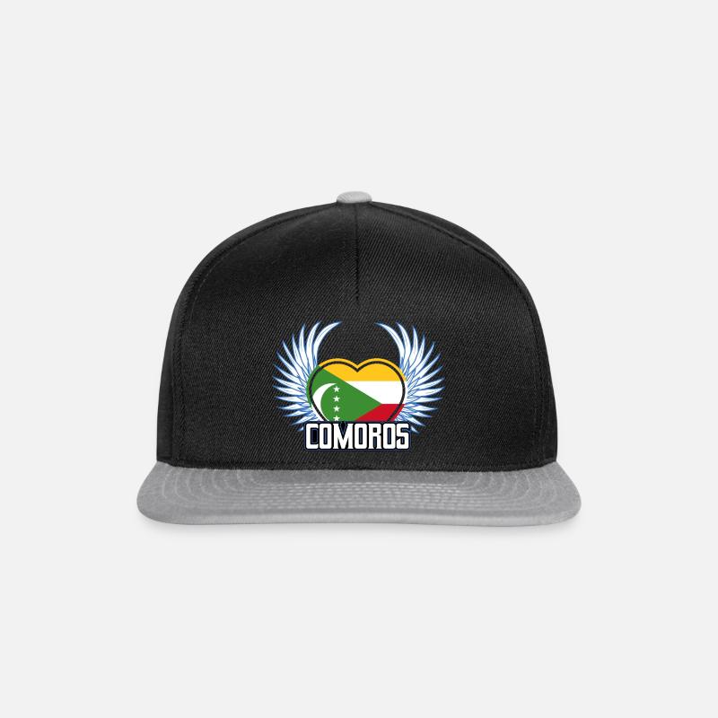 Comoras - Gorra Snapback - negro/gris