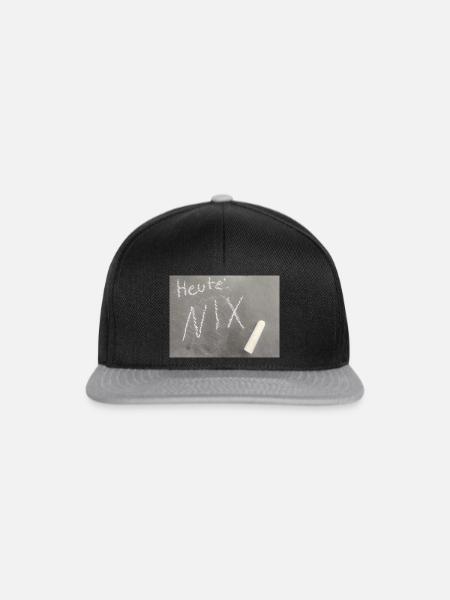 Nix - Snapback Cap - Schwarz/Grau
