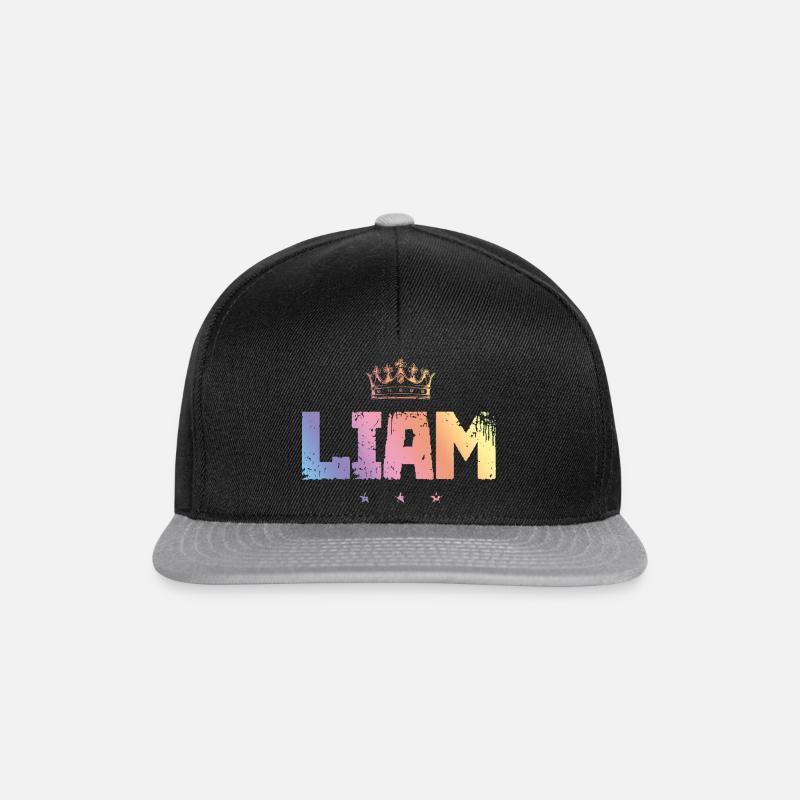 Liam - Snapback Cap - black/grey