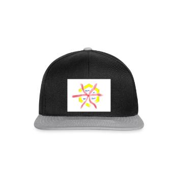 Believe in your SELF - Snapback Cap - Schwarz/Grau - Vorne