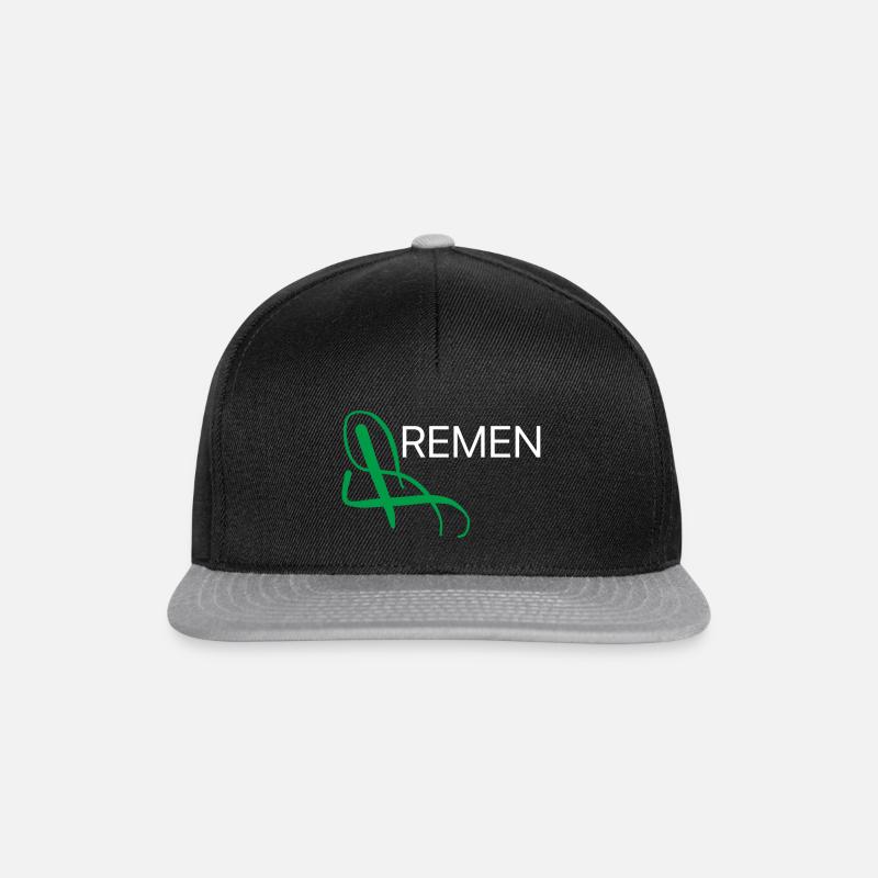 Bremen T-Shirt Souvenir Bremen Pullover - Snapback Cap - Schwarz/Grau