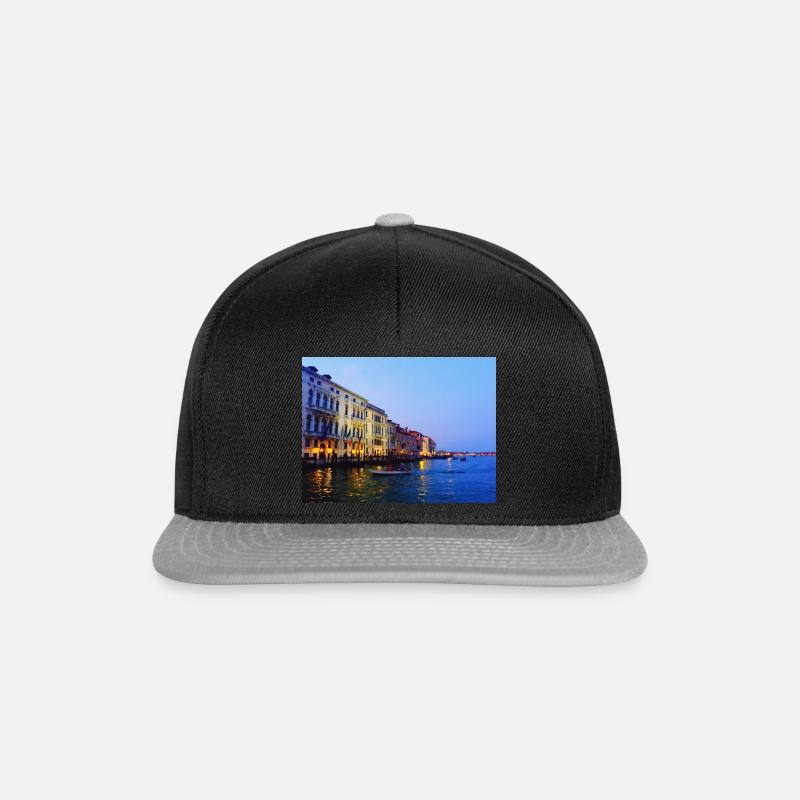 Venedig - Snapback Cap - Schwarz/Grau