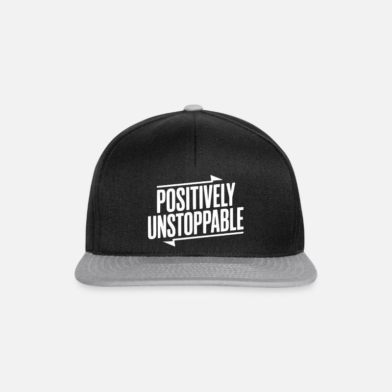 Absolut unaufhaltsam - Snapback Cap - Schwarz/Grau