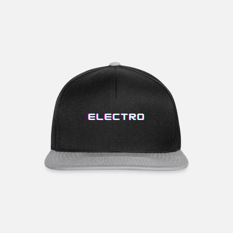 electro music springbreak - Snapback Cap - Schwarz/Grau