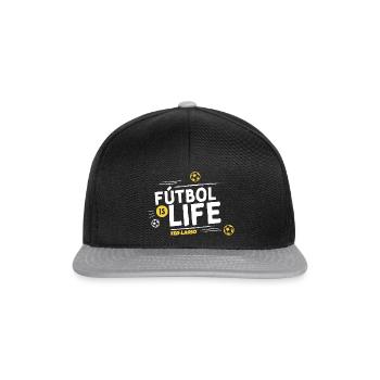 Ted Lasso Fútbol Is Life - Casquette snapback - noir/gris - Devant
