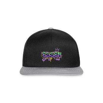 Essen Germany City Graffiti Spray Sprayer - Snapback Cap - black/grey - Front