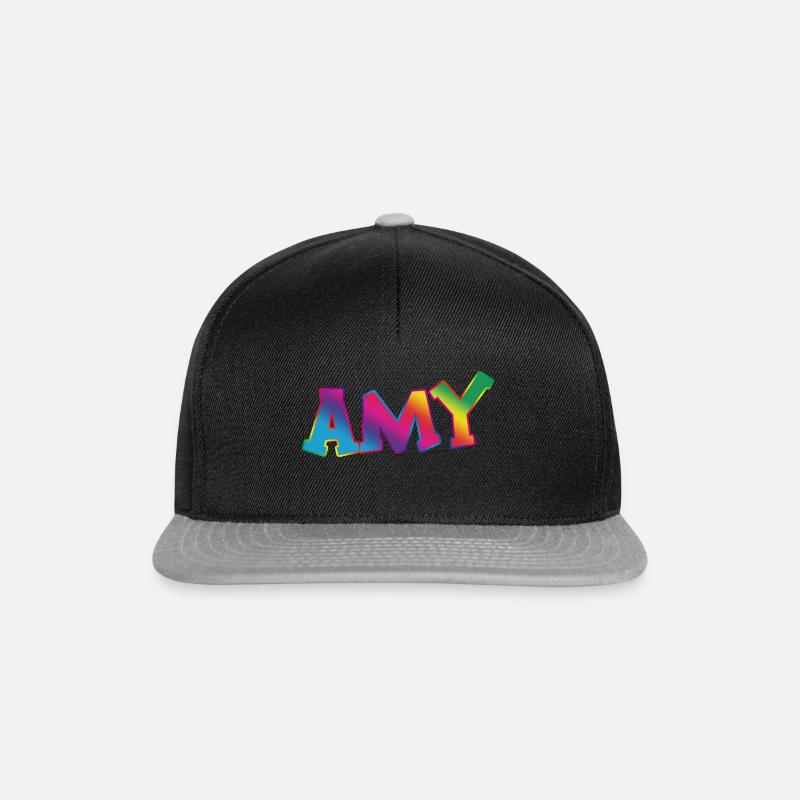 Amy - Snapback Cap - black/grey