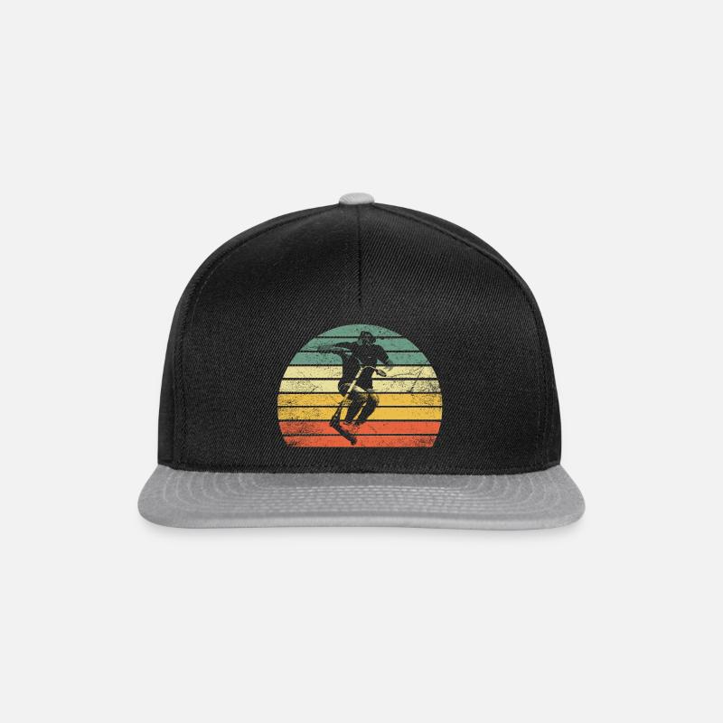 Scooter als Geschenk - Snapback Cap - Schwarz/Grau