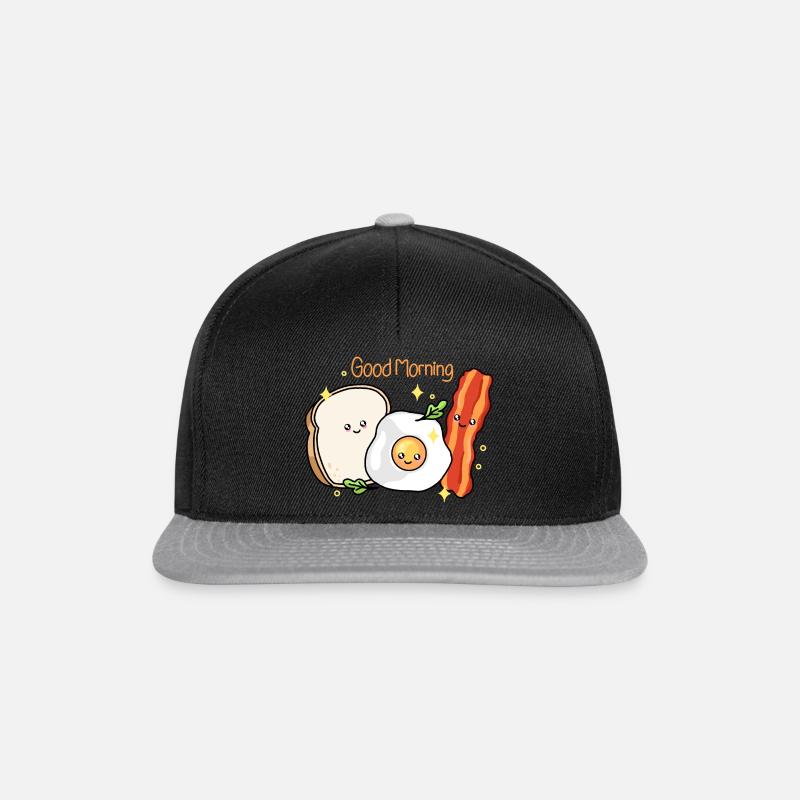 Guten Morgen - Snapback Cap - Schwarz/Grau