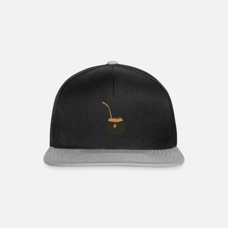 Yerba Mate Tea - Snapback Cap - black/grey