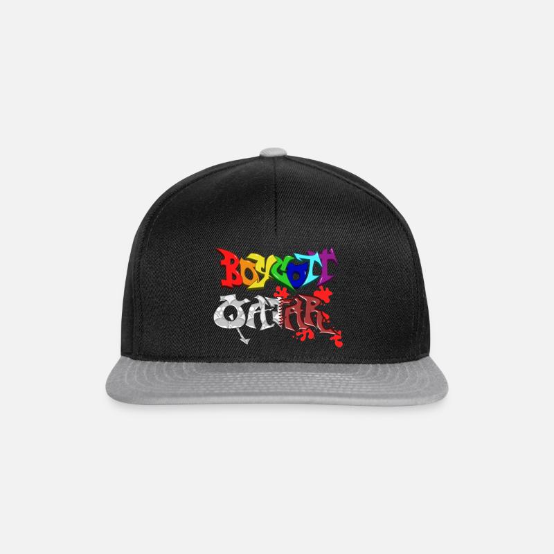 Boycott QTR - Snapback Cap - Schwarz/Grau