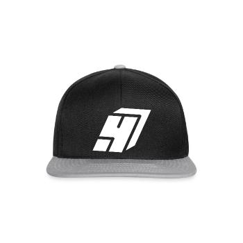 Résumé numéro4 - Casquette snapback - noir/gris - Devant