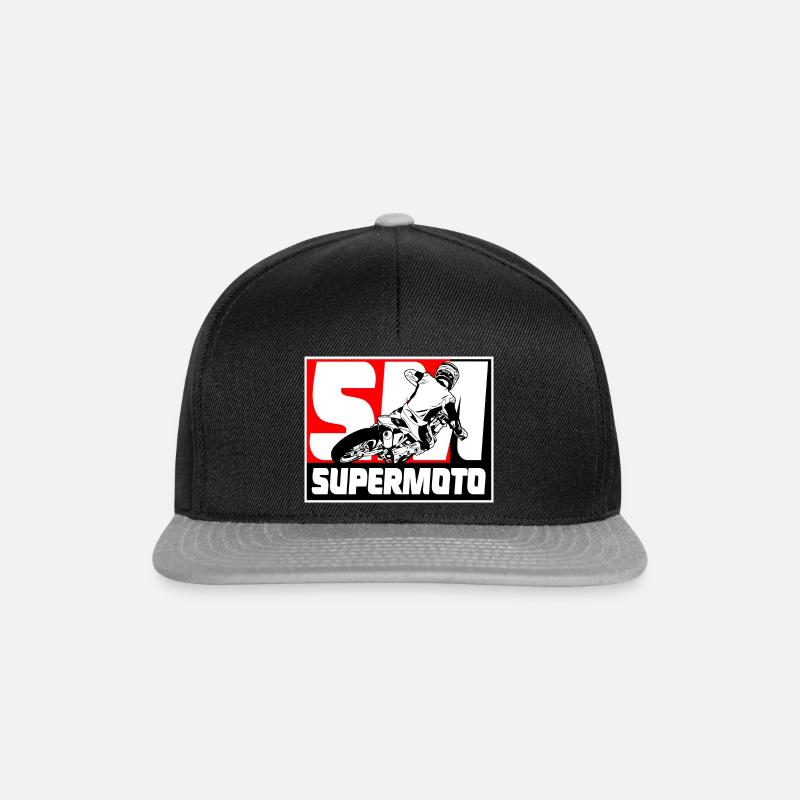 Supermoto - Snapback Cap - Schwarz/Grau