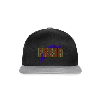 freya - Snapback Cap - Schwarz/Grau - Vorne