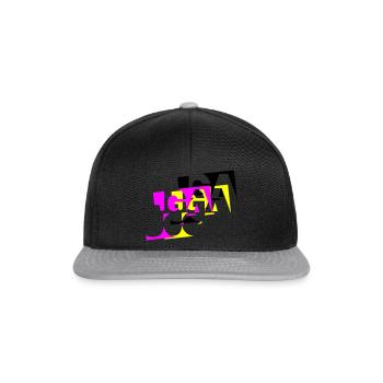 JGA Crew - Version abstraite ivre - Casquette snapback - noir/gris - Devant