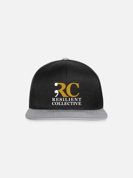 Widerstandsfähiges Kollektiv-Emblem - Snapback Cap - Schwarz/Grau