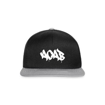 Tag graffiti ACAB - Casquette snapback - noir/gris - Devant
