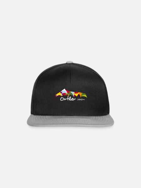 ortler - Snapback Cap - Schwarz/Grau