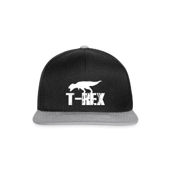 T Rex - Casquette snapback - noir/gris - Devant
