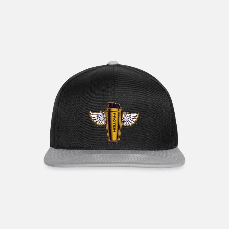 Shaker proteines gold - Snapback Cap - black/grey