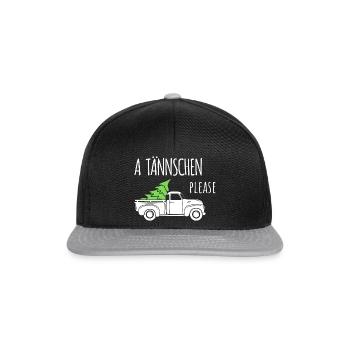 A Tännschen Please Pick-Up - Snapback Cap - Schwarz/Grau - Vorne