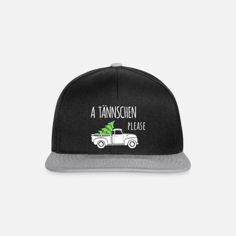 A Tännschen Please Pick-Up - Snapback Cap - Schwarz/Grau