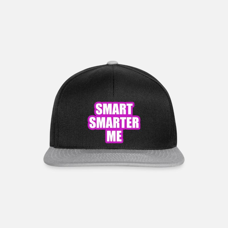 SmartSmarterMe - Snapback Cap - Schwarz/Grau