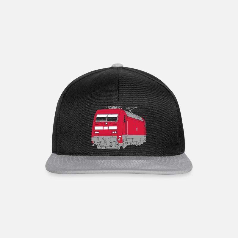 Baureihe 101 - Snapback Cap - Schwarz/Grau