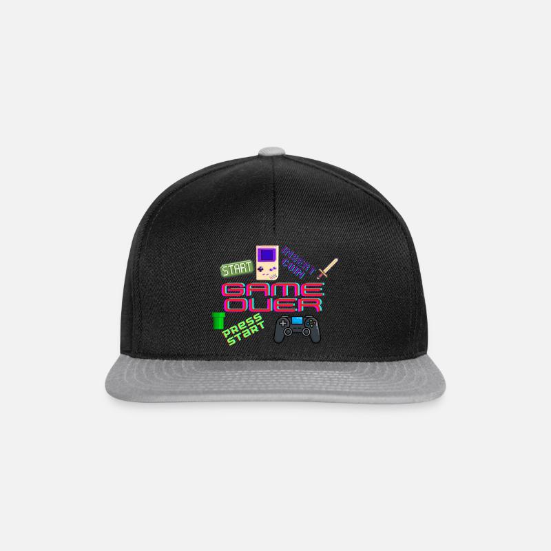 Design video games - Snapback Cap - black/grey