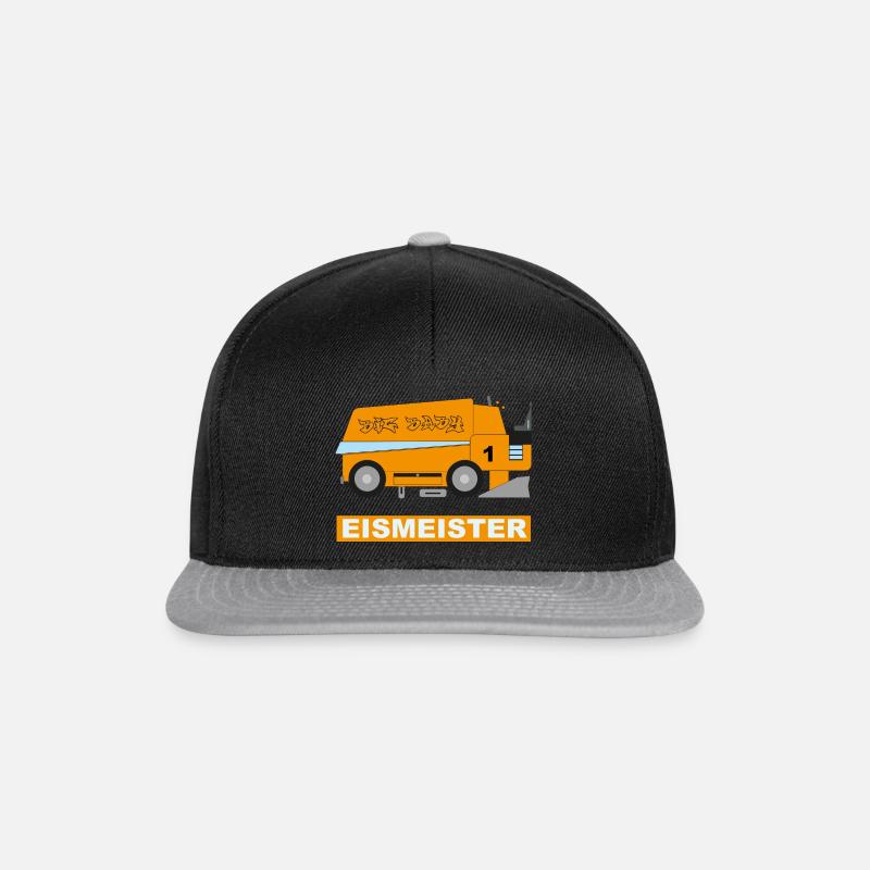 2023 ICE RESURFACER orange - Snapback Cap - Schwarz/Grau