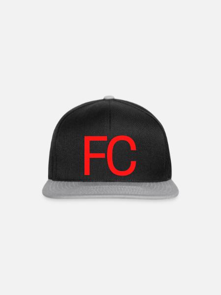 FC - Snapback Cap - Schwarz/Grau