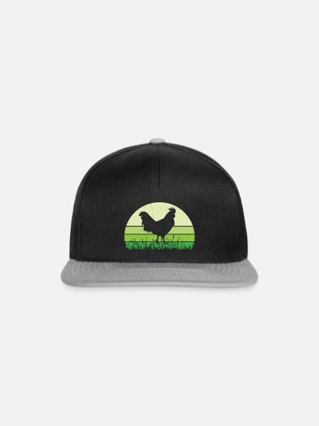Hahn - Snapback Cap - Schwarz/Grau