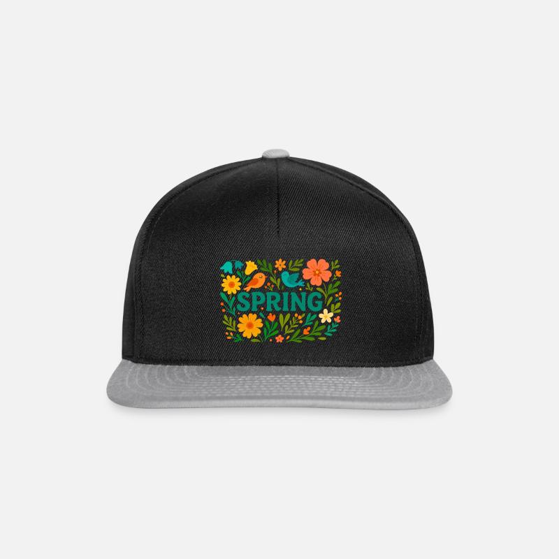 Spring - Snapback Cap - black/grey