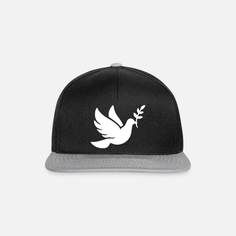 Foi de la Paix de la Colombe - Casquette snapback - noir/gris