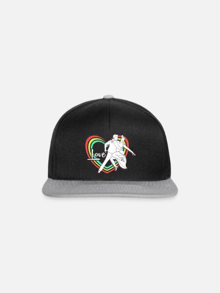 Walzer Paartanz - Snapback Cap - Schwarz/Grau