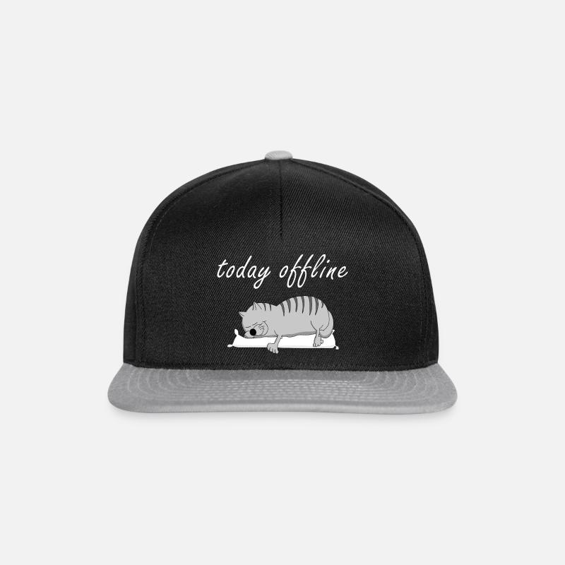 today offline - Snapback Cap - Schwarz/Grau